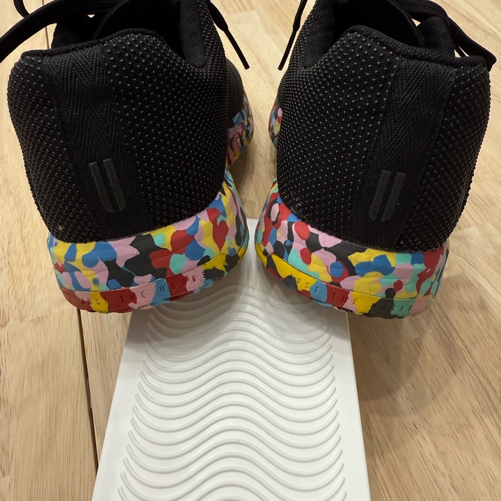 NOBULL Black Trainers with Colorful Sole - Picture 3 of 7